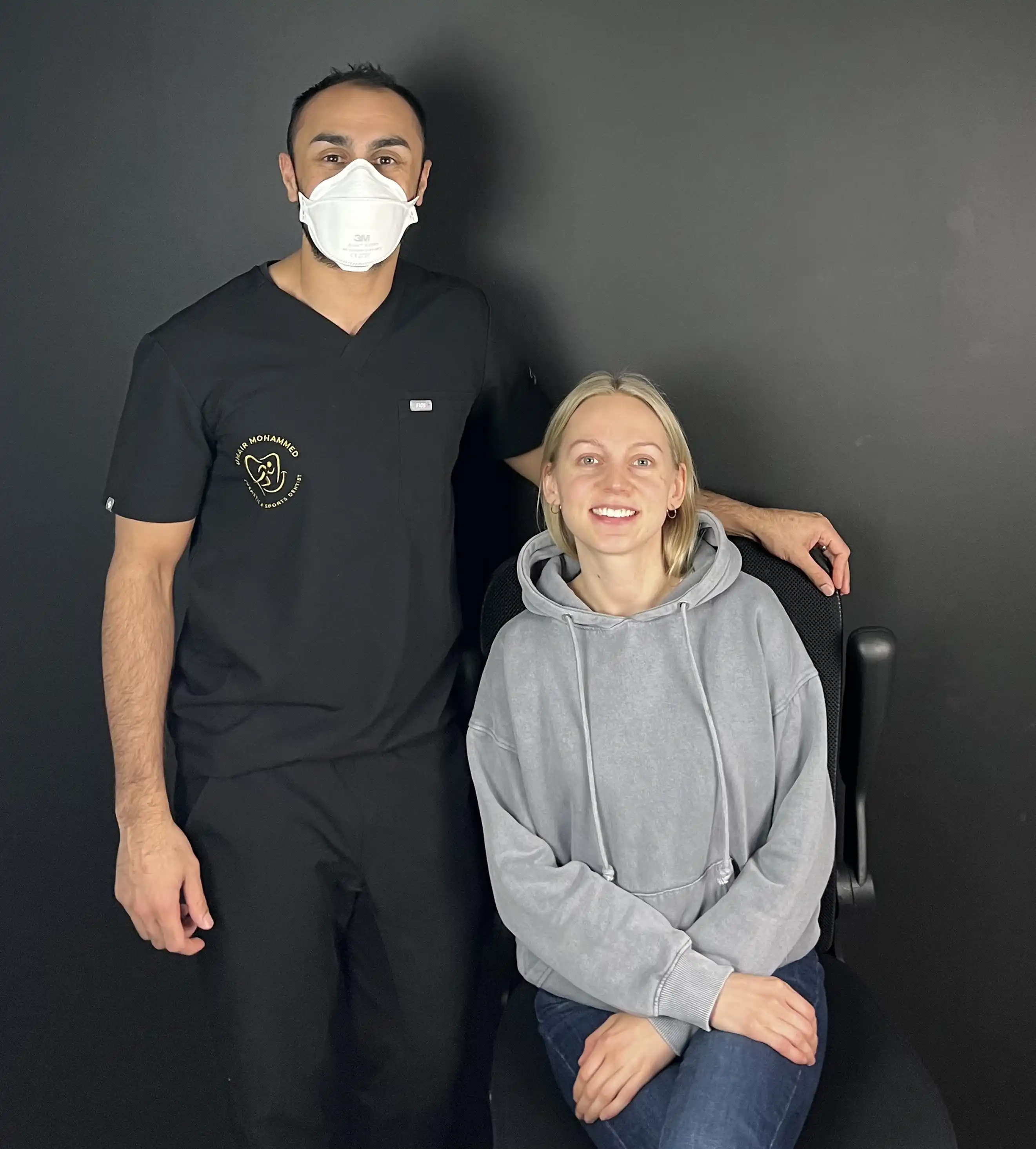 Dr Umair Mohammed with Happy Patient 26