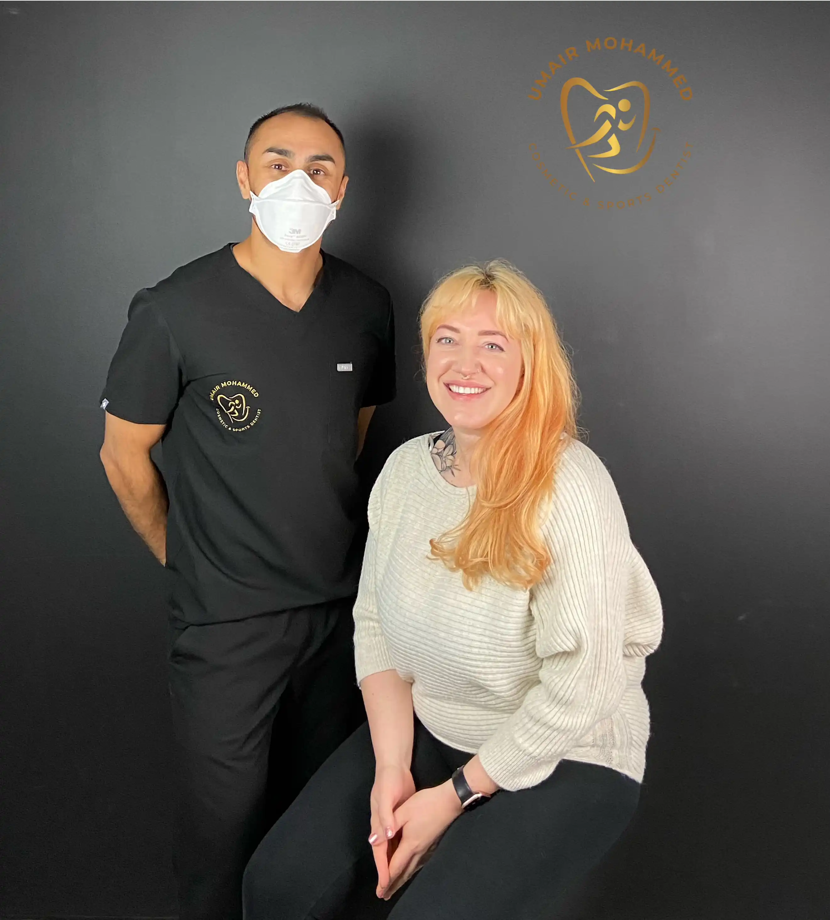 Dr Umair Mohammed with Happy Patient 30