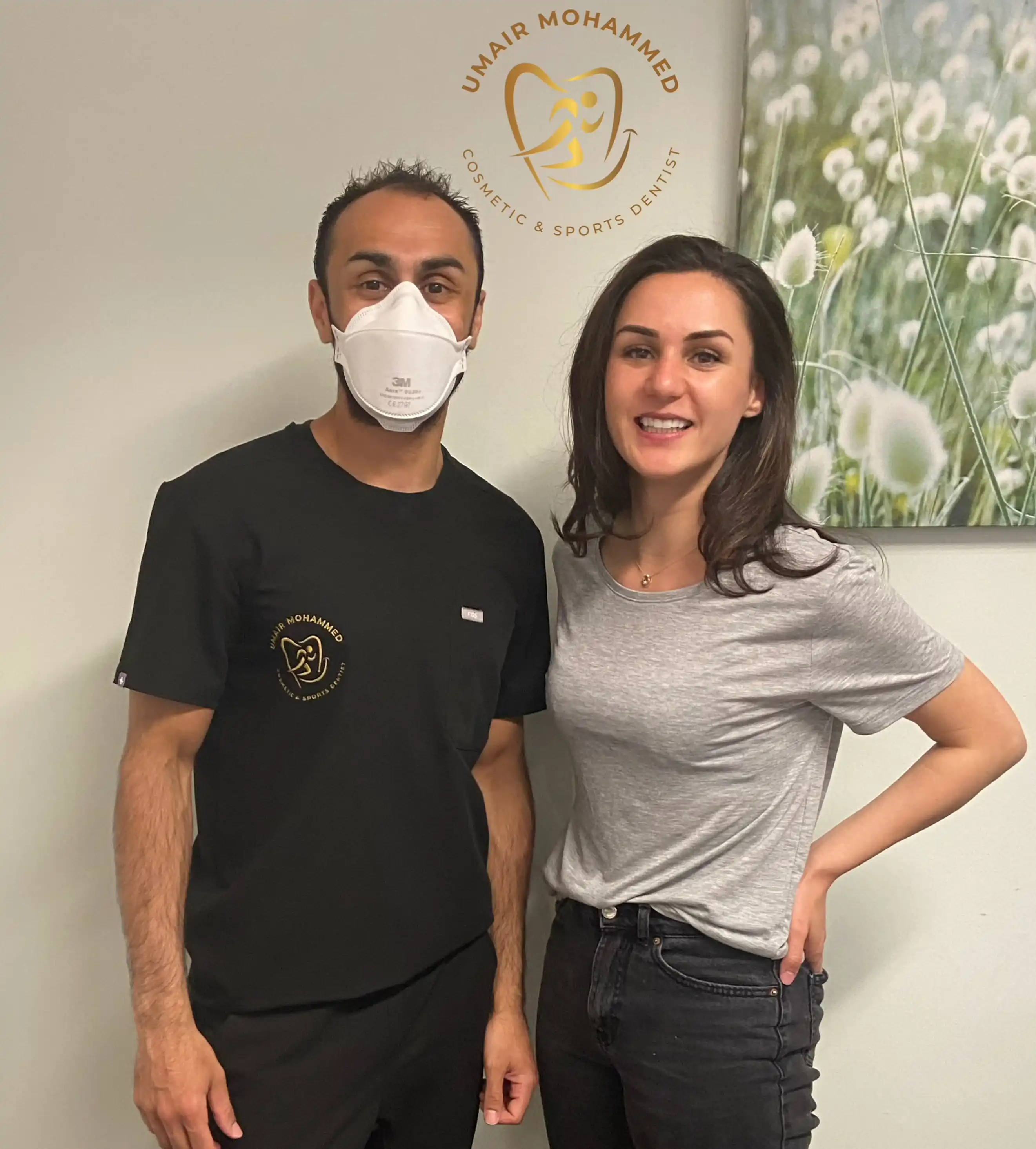 Dr Umair Mohammed with Happy Patient 55