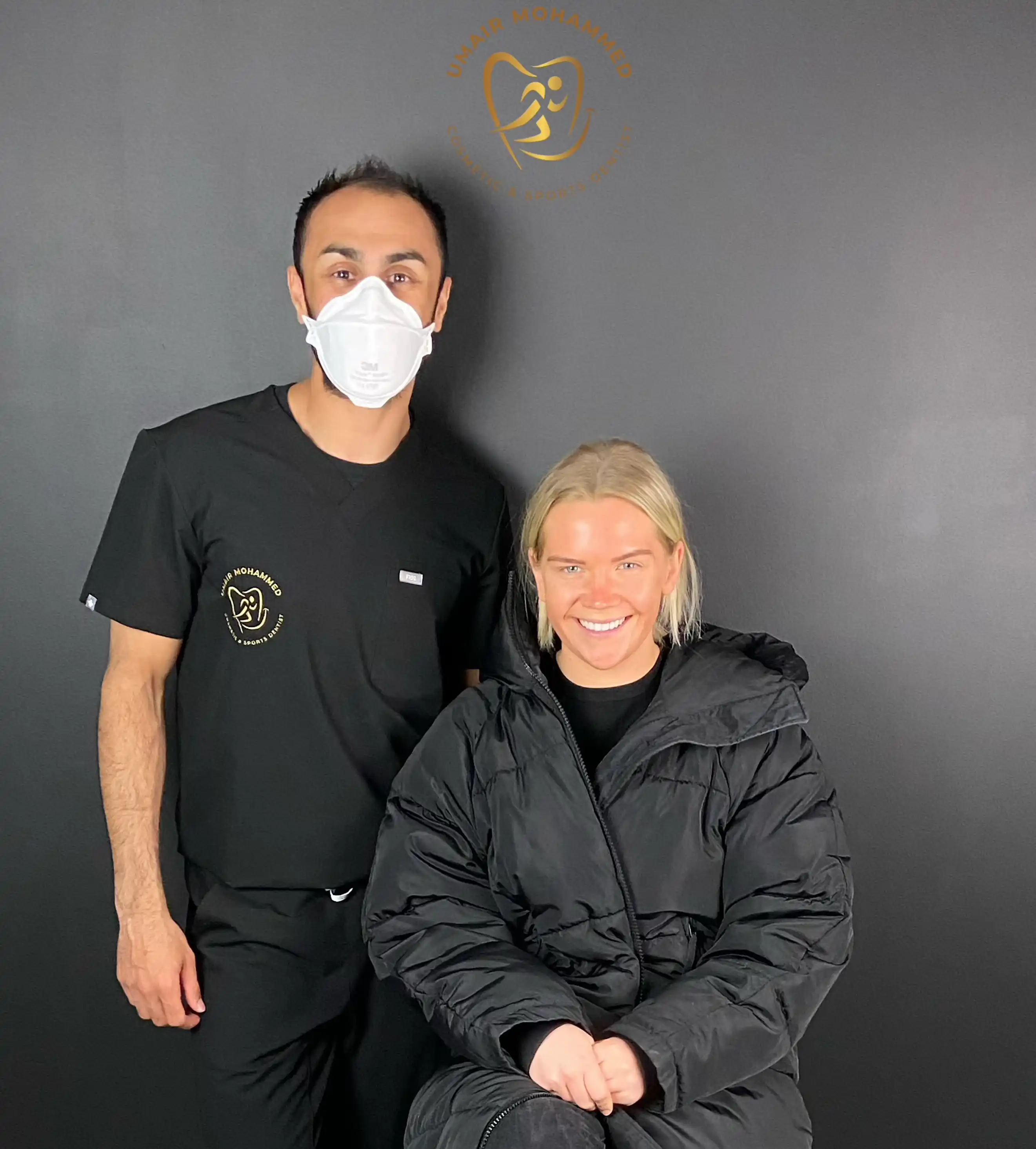 Dr Umair Mohammed with Happy Patient 56