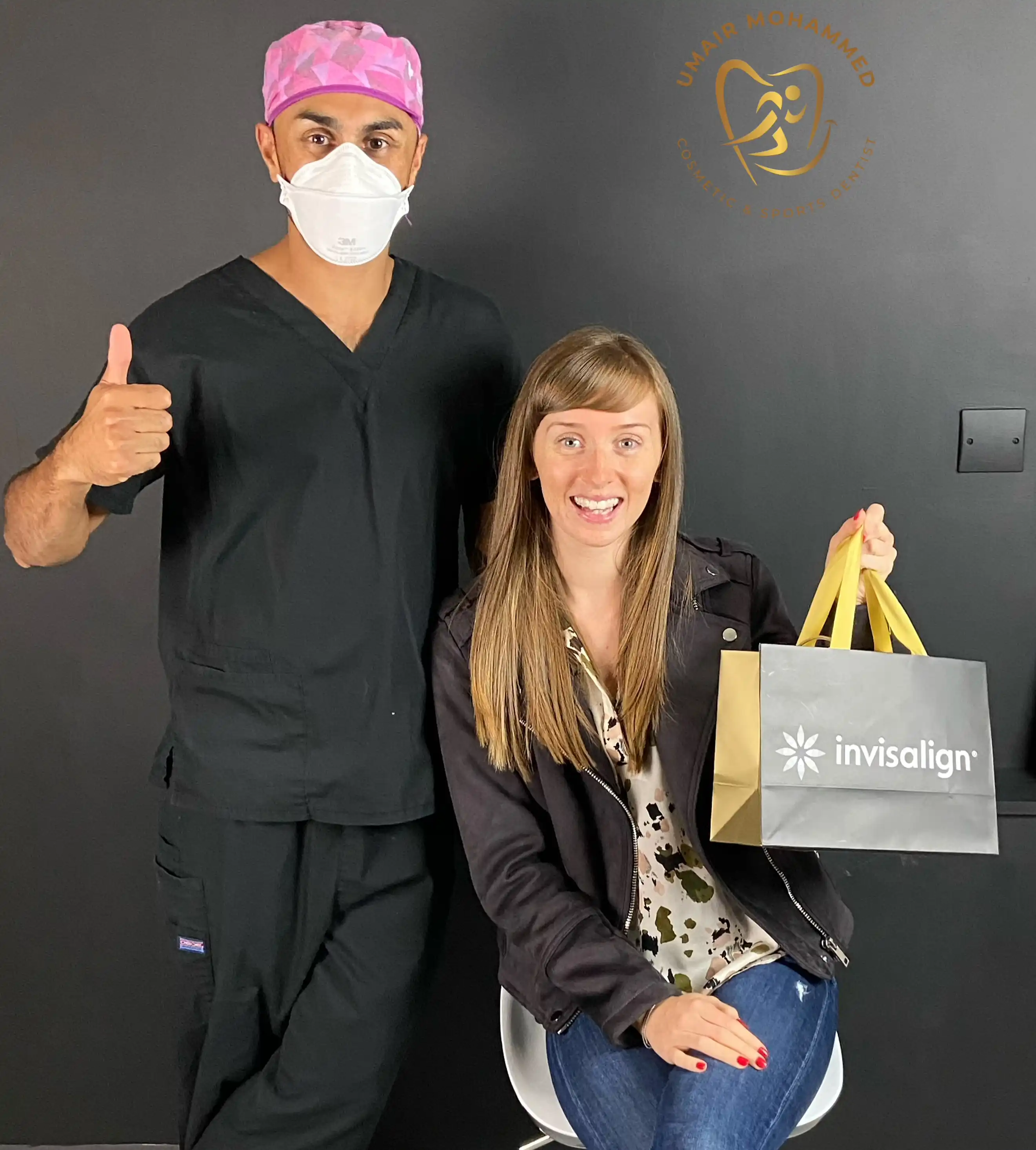 Dr Umair Mohammed with Happy Patient 60