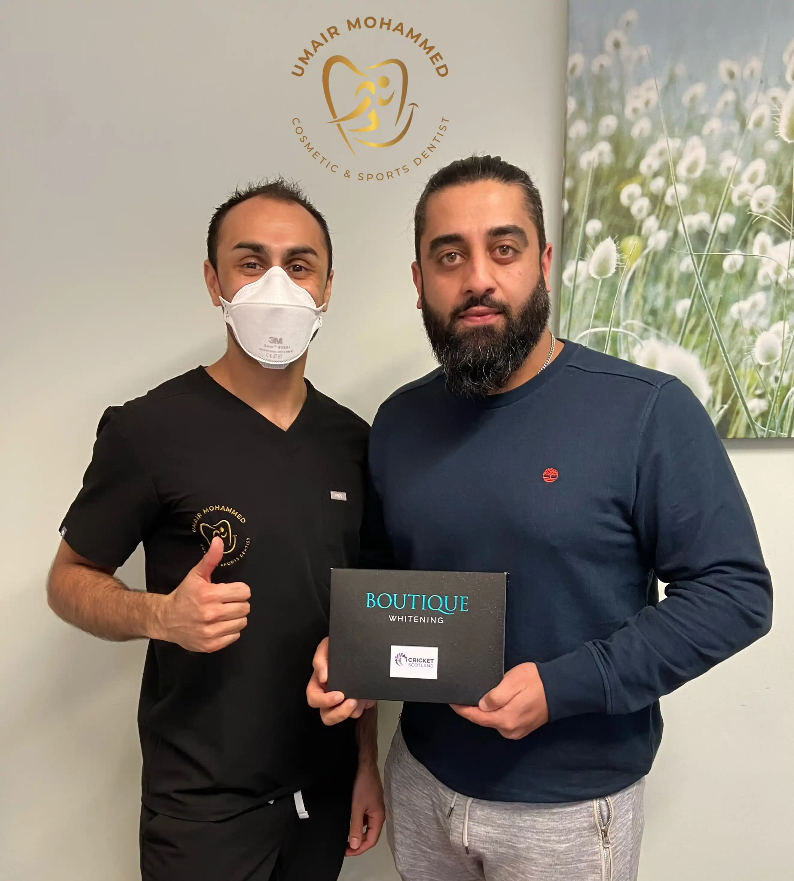 Dr Umair Mohammed with Happy Patient 62