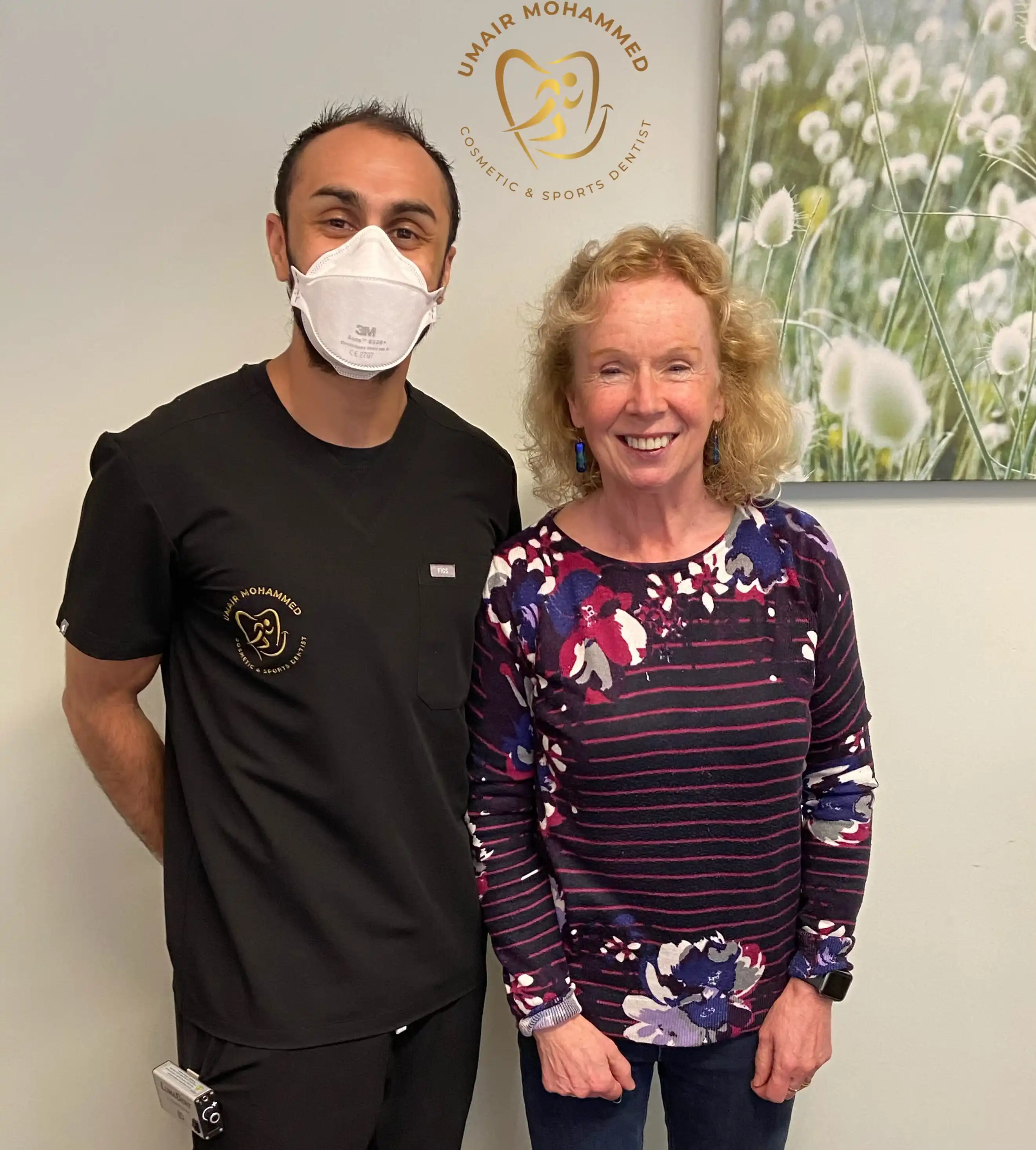 Dr Umair Mohammed with Happy Patient 63