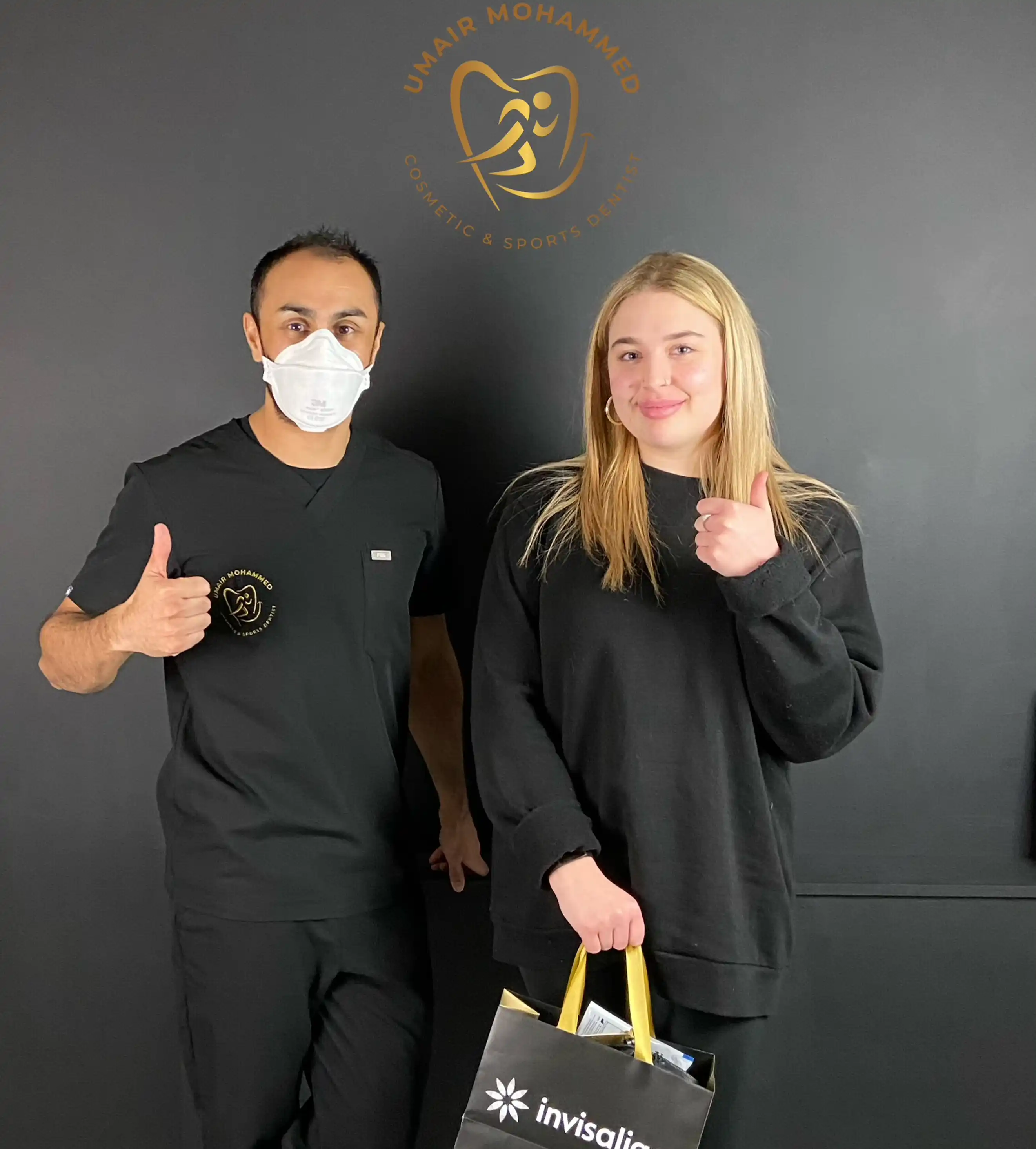 Dr Umair Mohammed with Happy Patient 69